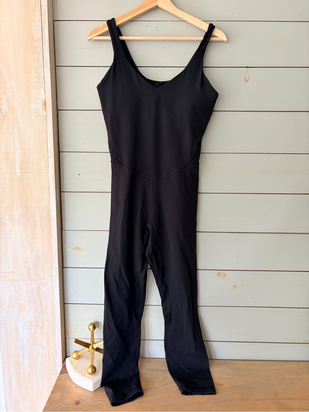 Lululemon Black Sleeveless Flared Jumpsuit – Size 10